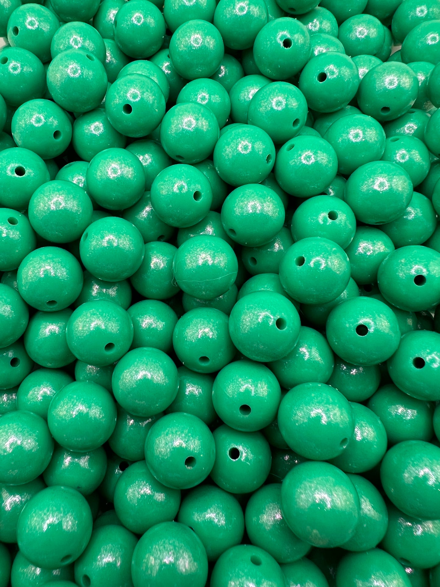 15mm Seafoam Opal silicone beads