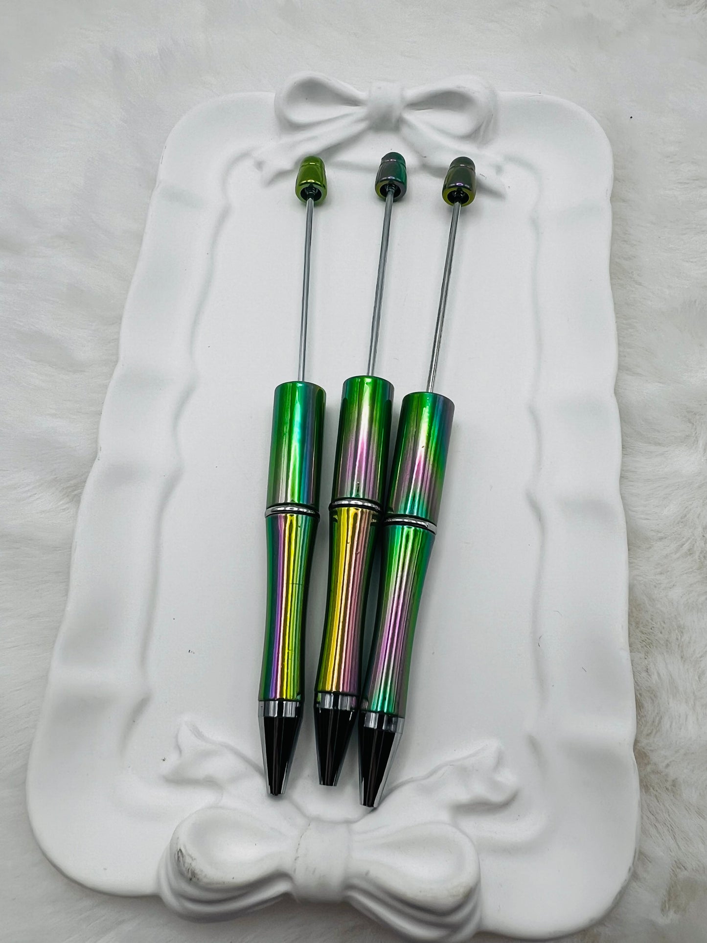 Dark green opal beadable pens