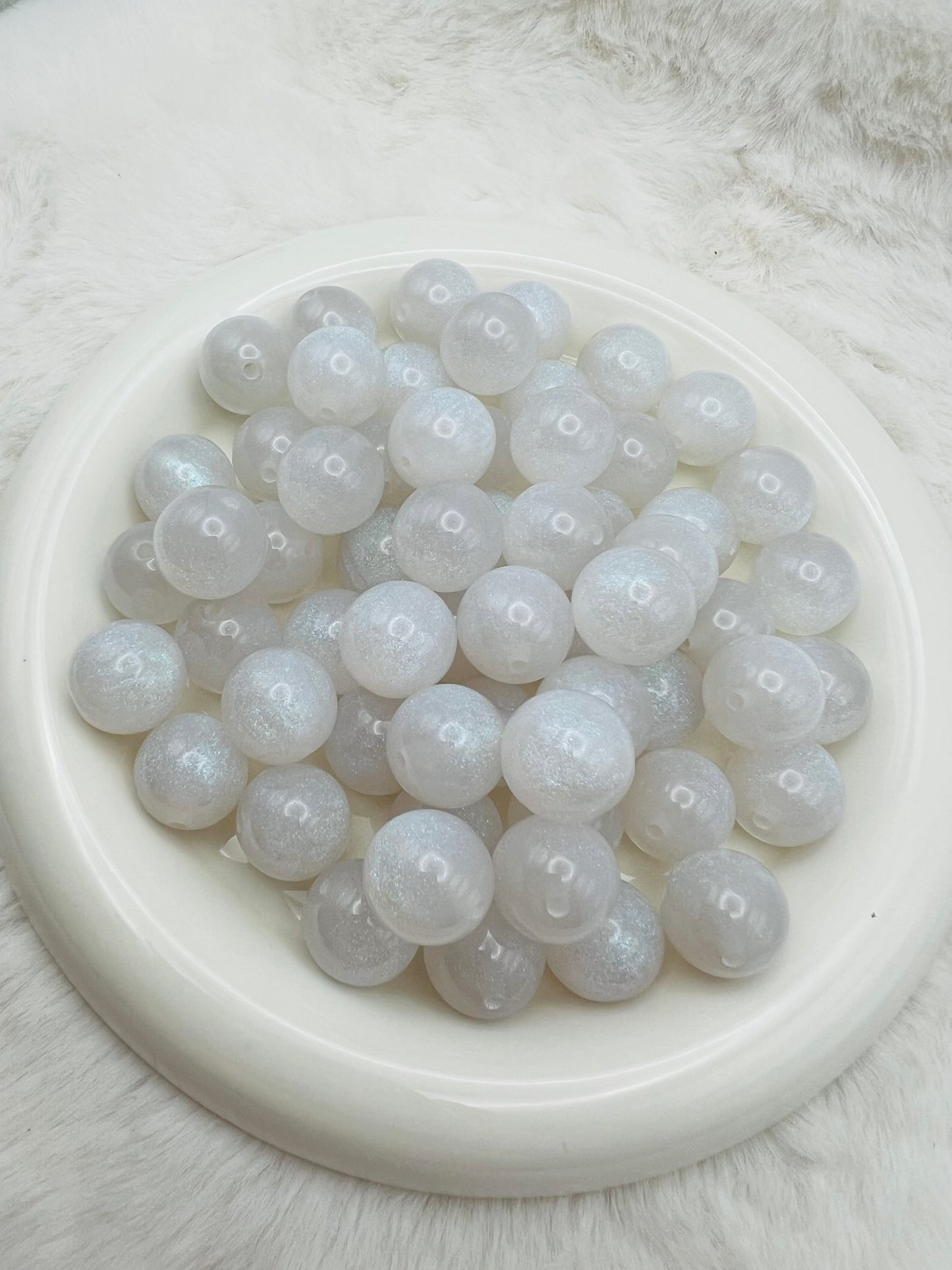 20mm glitter galaxy acrylic beads (8 different colors)