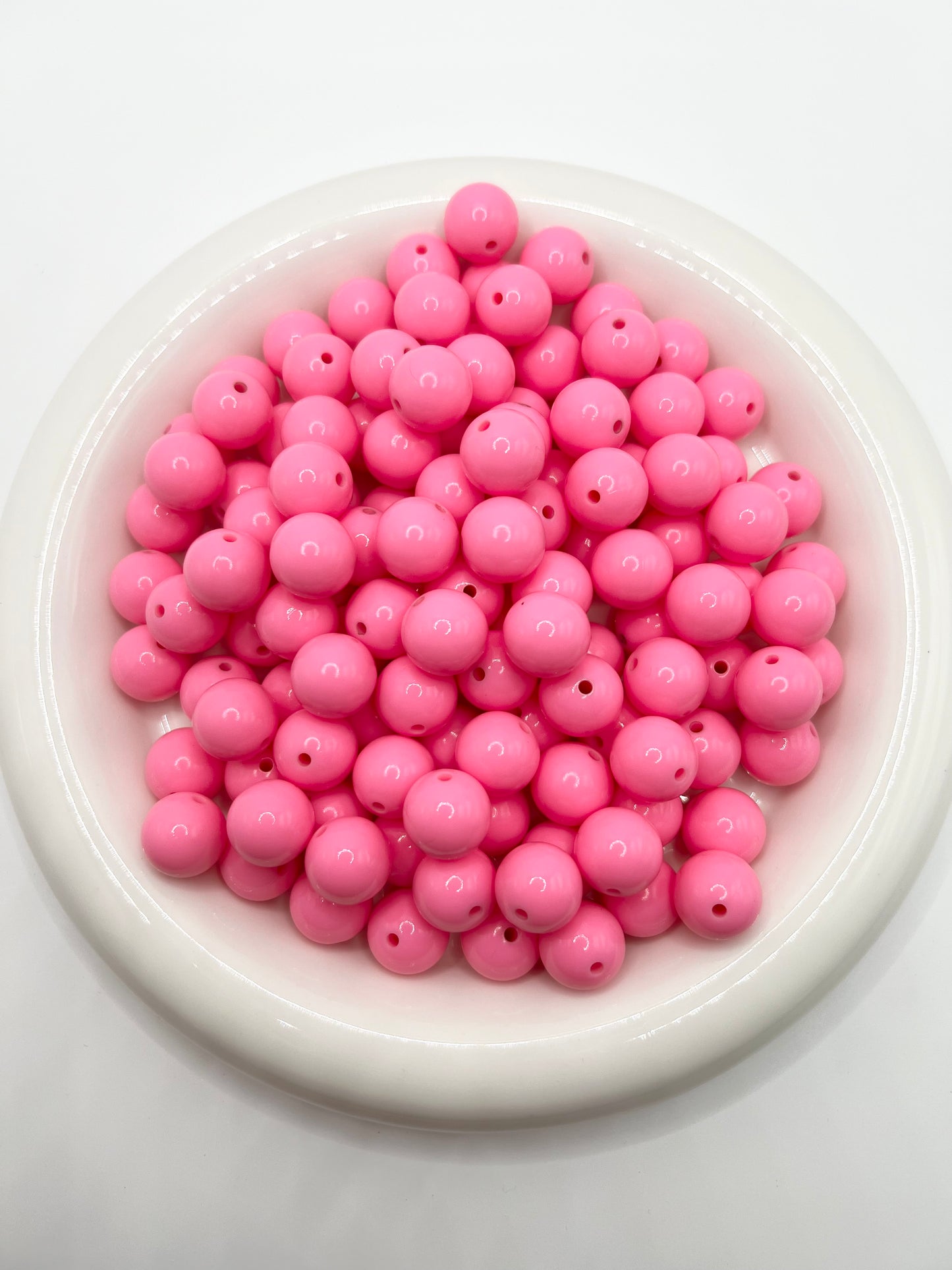 15mm bubblegum pink liquid silicone beads