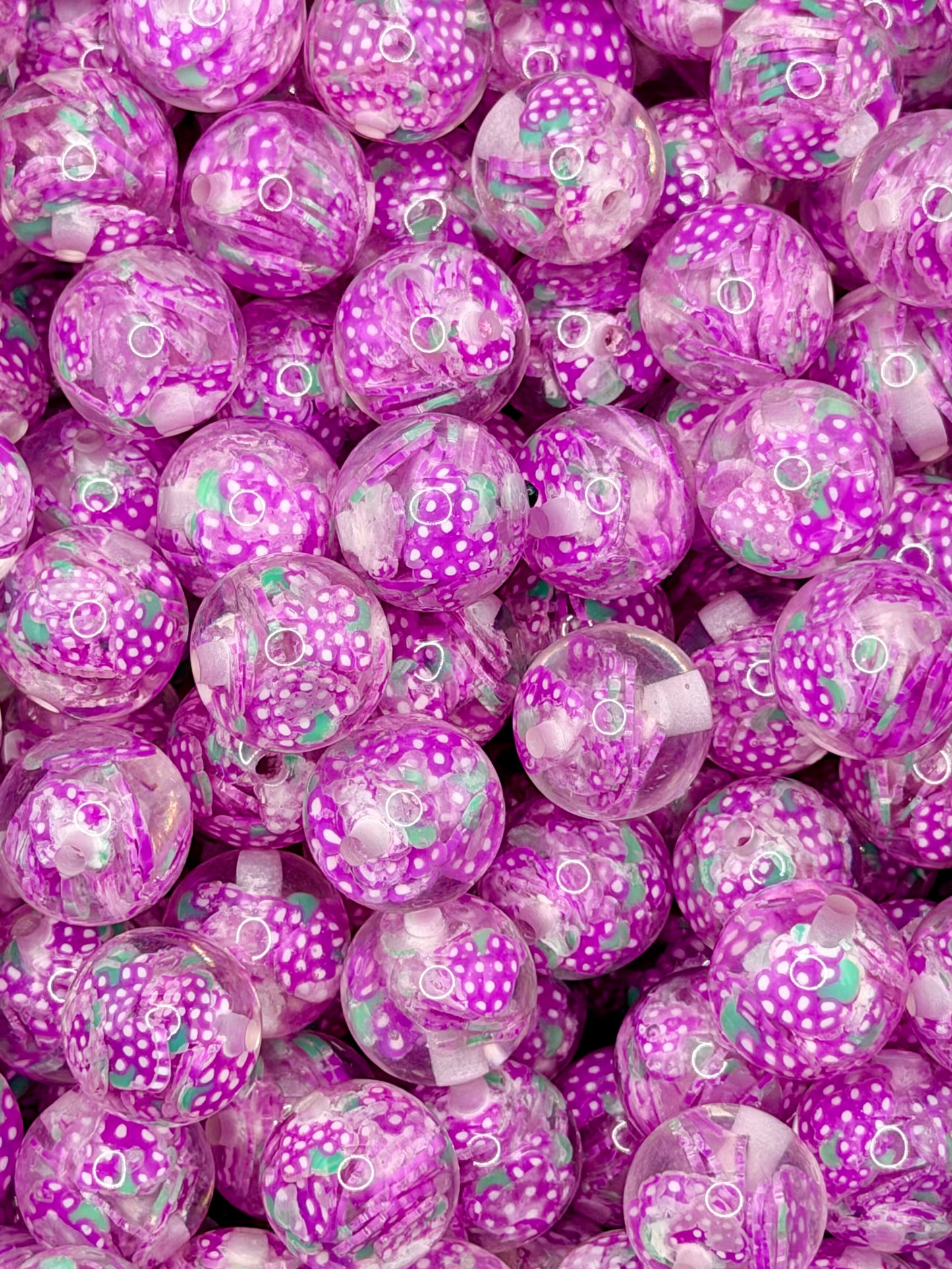 16mm Fruit Acrylic Beads (Pack of 10 Per Design)