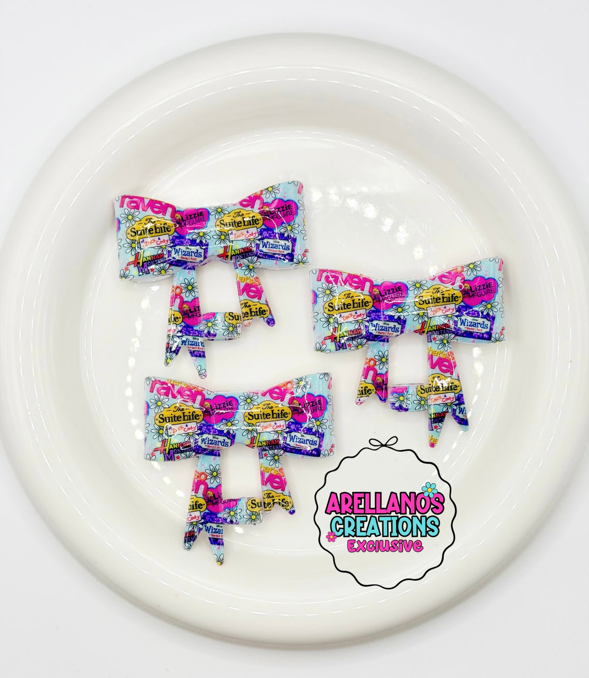 #249 Millennial Throwback SHINY large bow straw topper (1ct) EXCLUSIVE