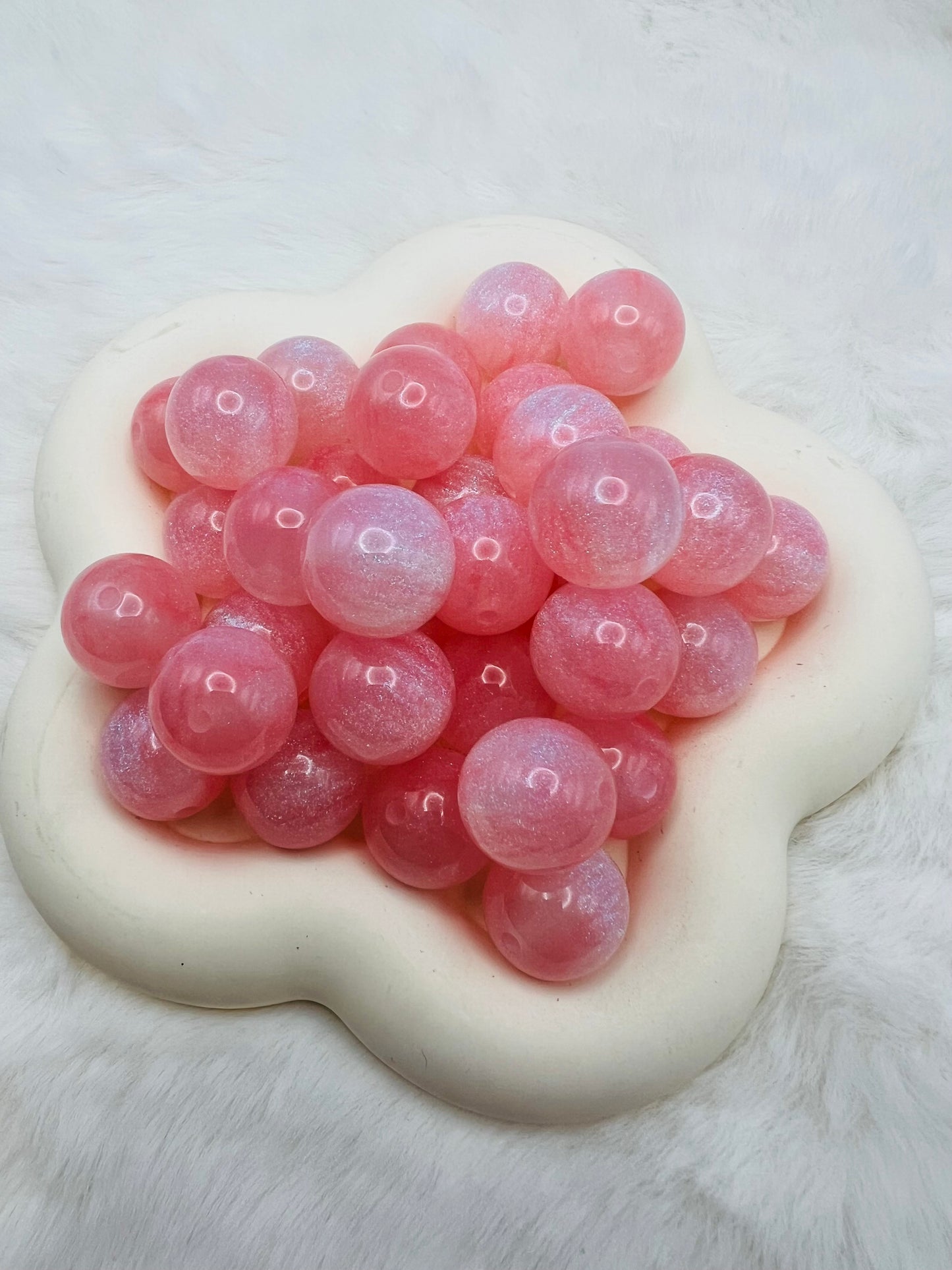 20mm glitter galaxy acrylic beads (8 different colors)