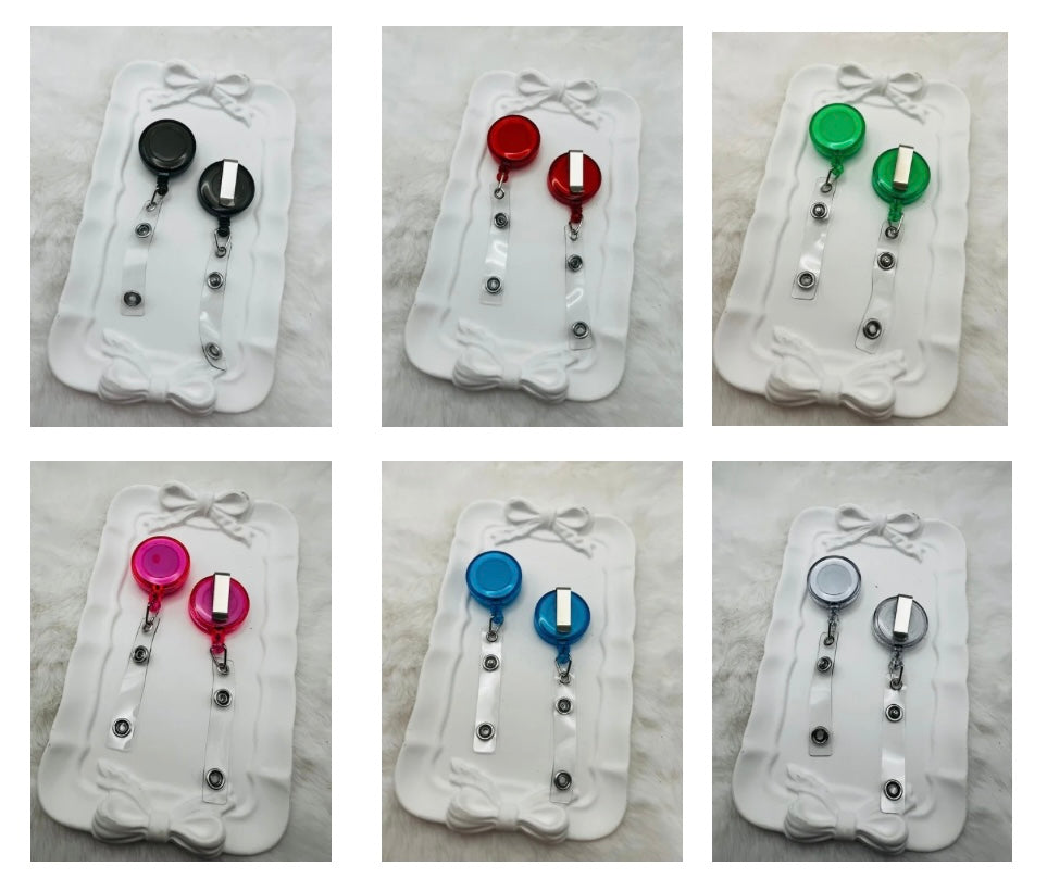 Regular badge reels (7 different colors)