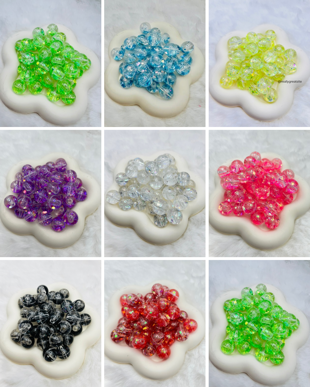 18mm Water Beads (10 colors available)