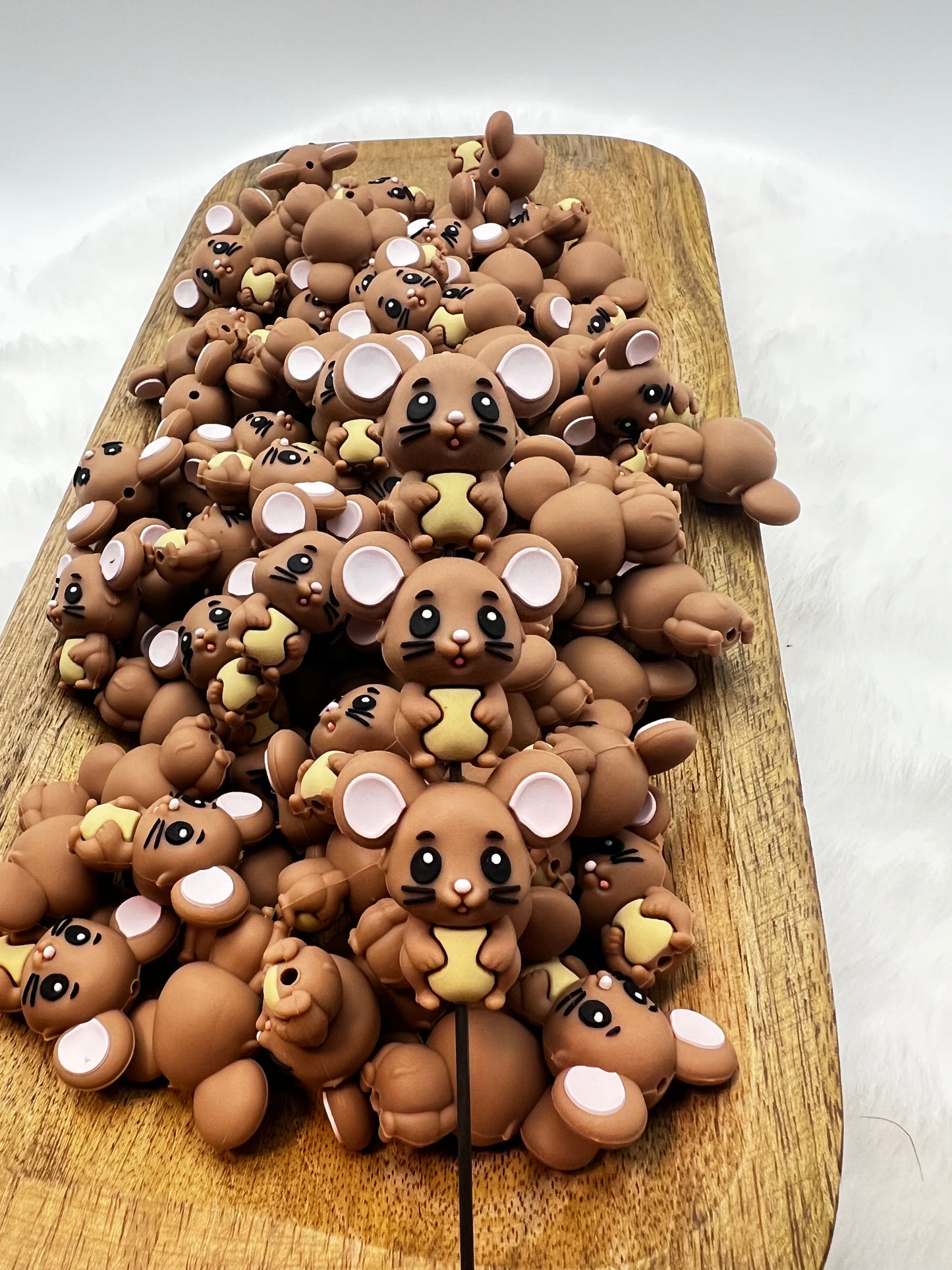 3D brown mouse focal