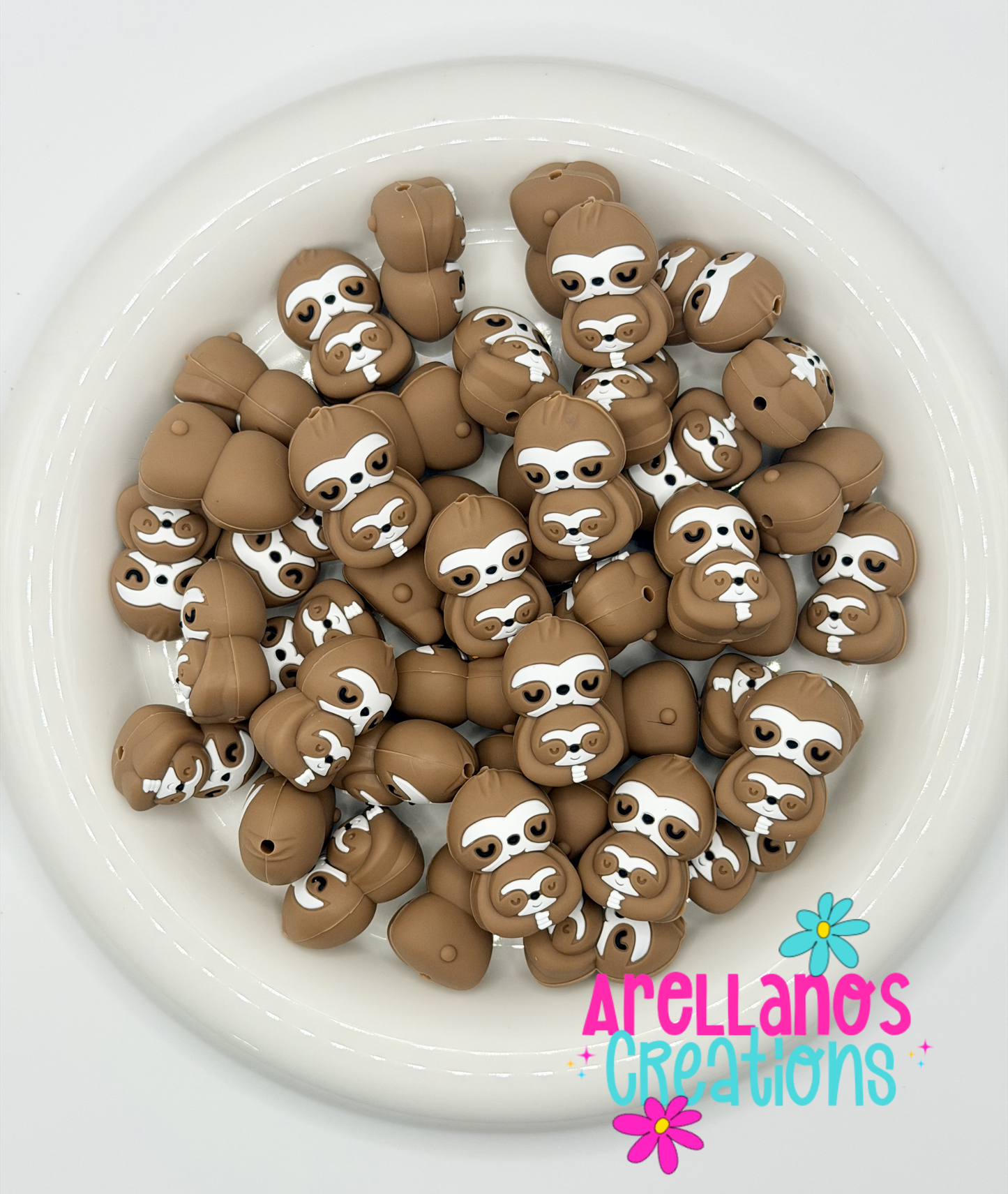 3D Mama Sloth & Baby Focal