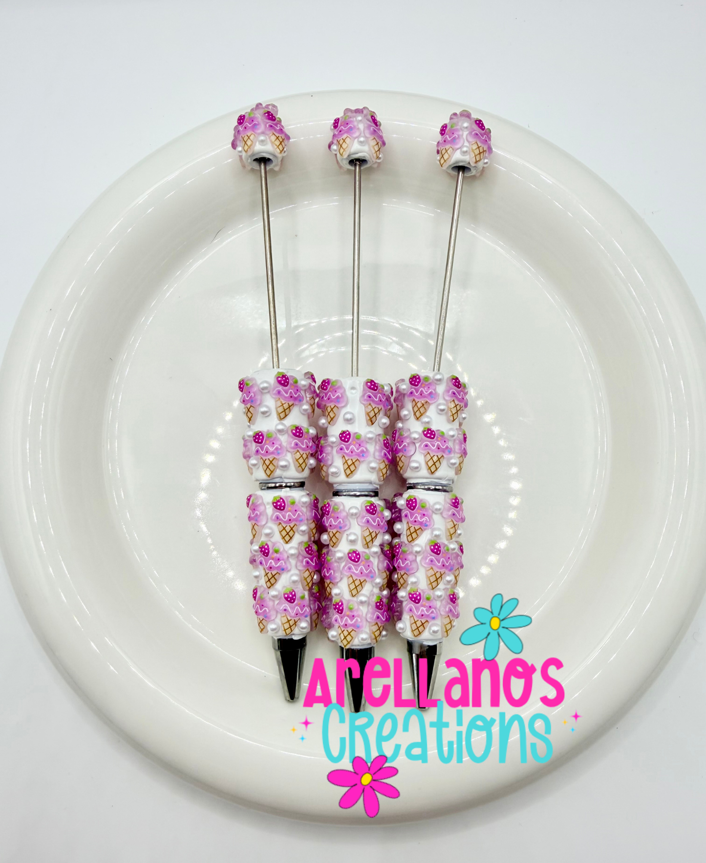 Ice Cream Cones - Super Blingy Pens (1PC)