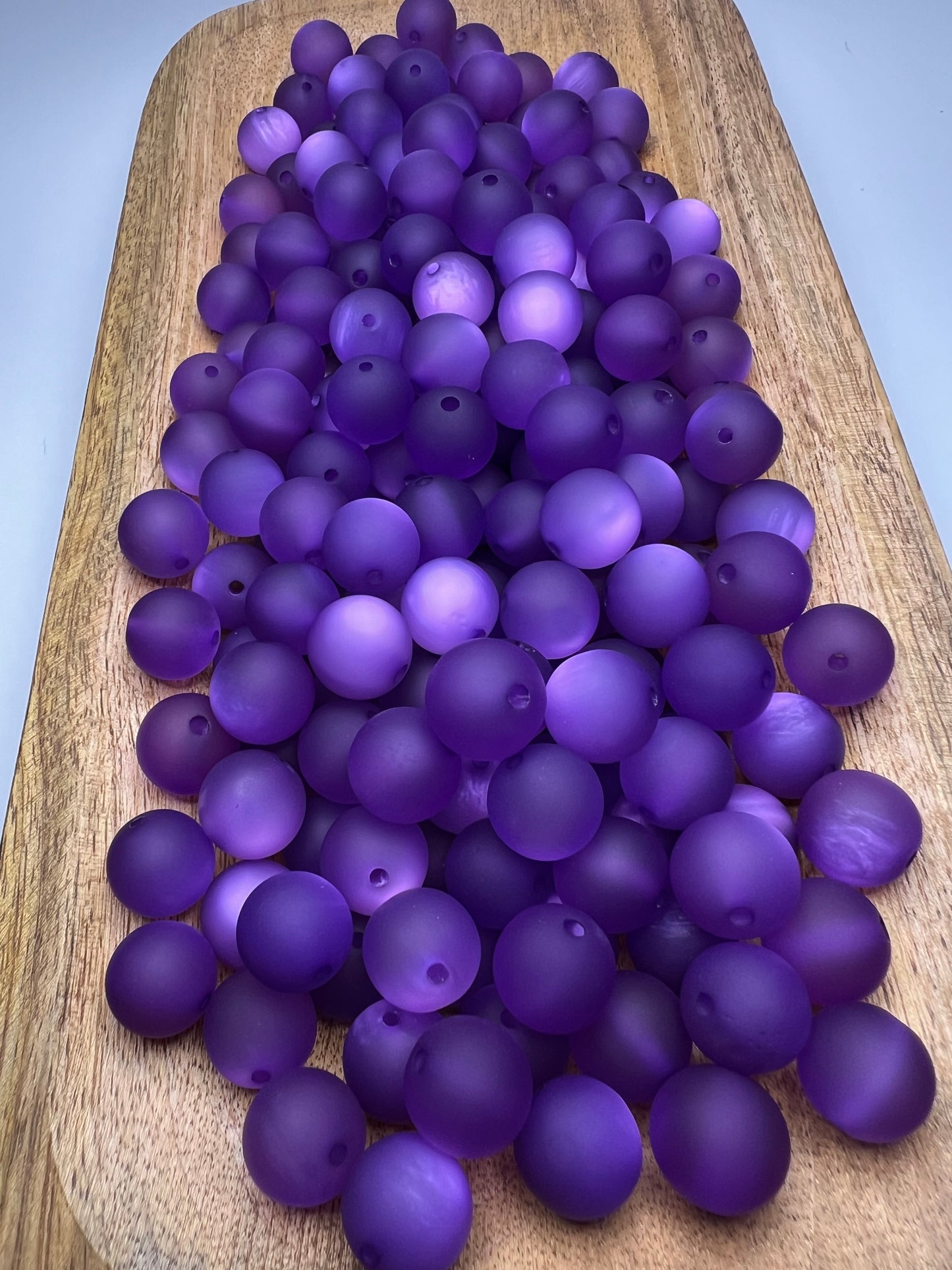Frosted Cat Eye Acrylic Beads 15mm (Pack of 10) 9 Colors