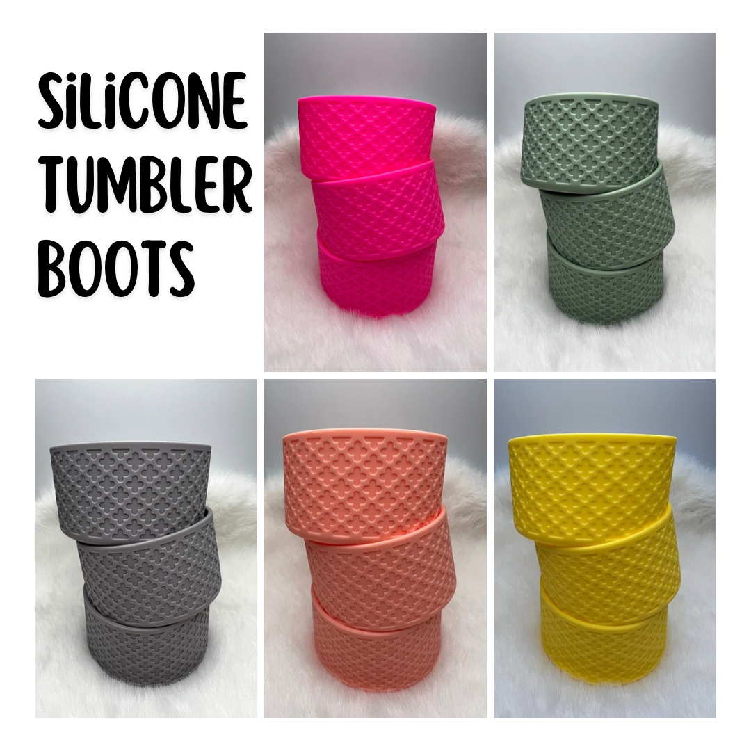 Van C textured silicone tumbler boots (5 colors)