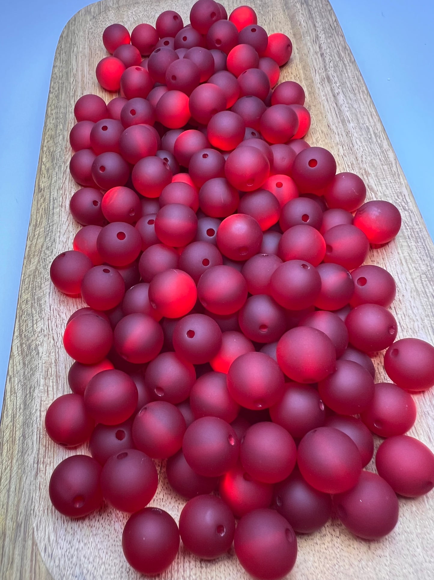 Frosted Cat Eye Acrylic Beads 15mm (Pack of 10) 9 Colors