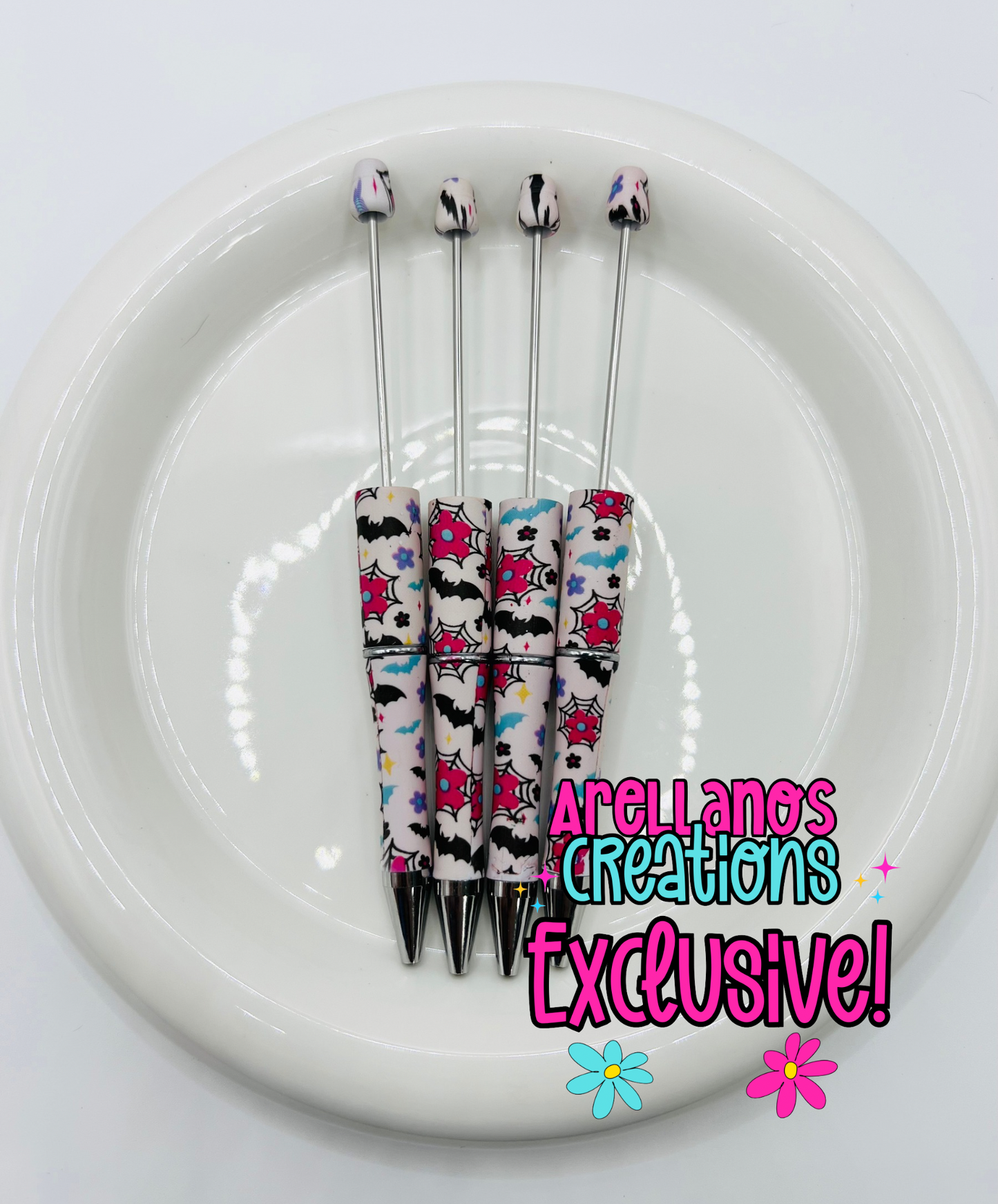 Spooky daisy printed pen EXCLUSIVE