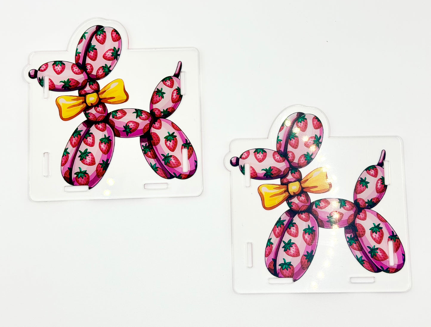 Strawberry Balloon Dog Pen Holder (1PC SET)