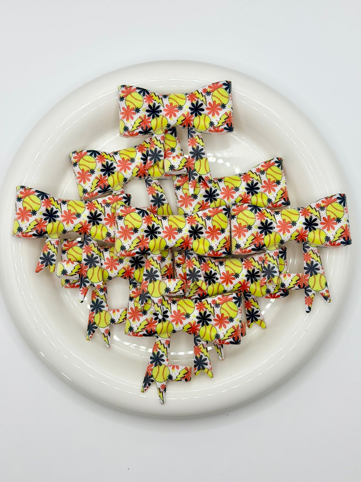 #345 Daisy Dugout Large Bow Straw Topper (1ct)