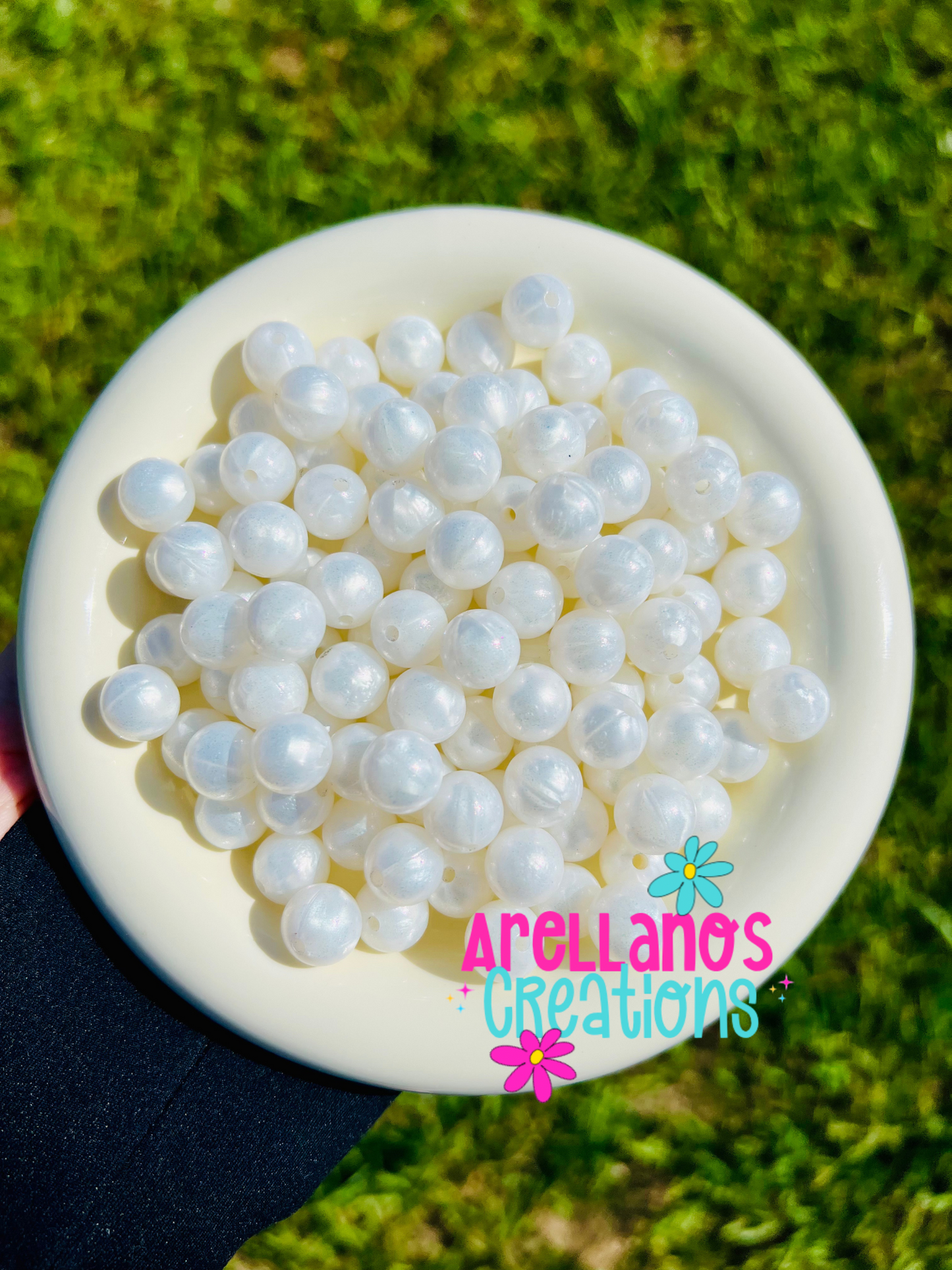 12mm opal silicone beads