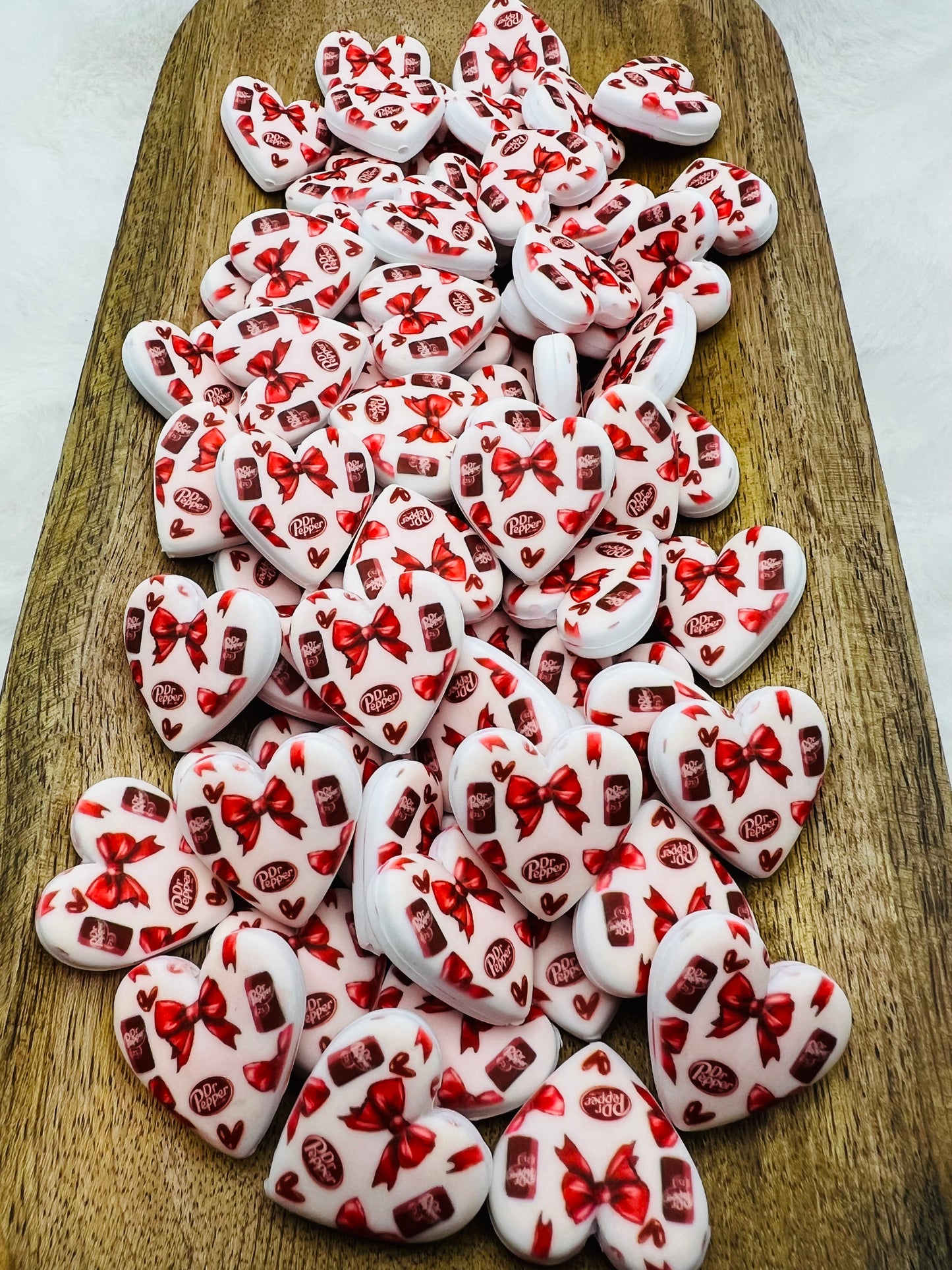Dr. Pep bow heart shape focal