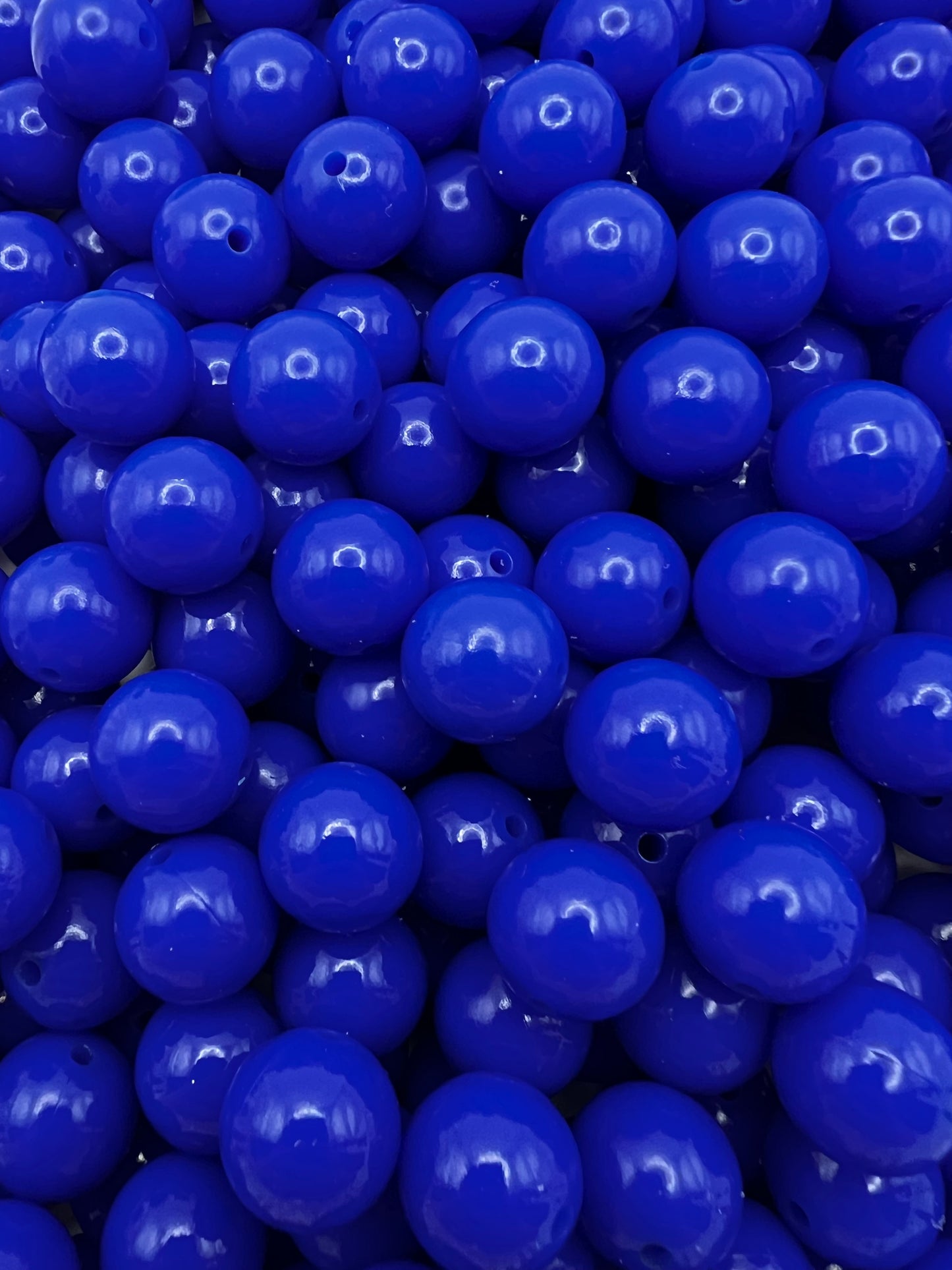 15mm royal blue liquid silicone beads