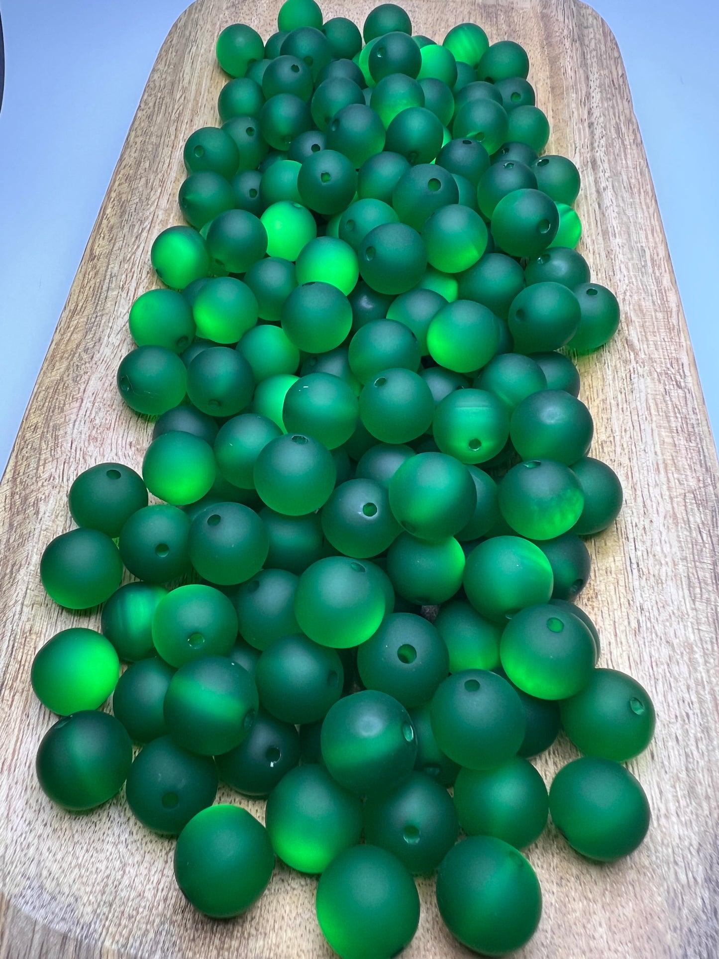 Frosted Cat Eye Acrylic Beads 15mm (Pack of 10) 9 Colors