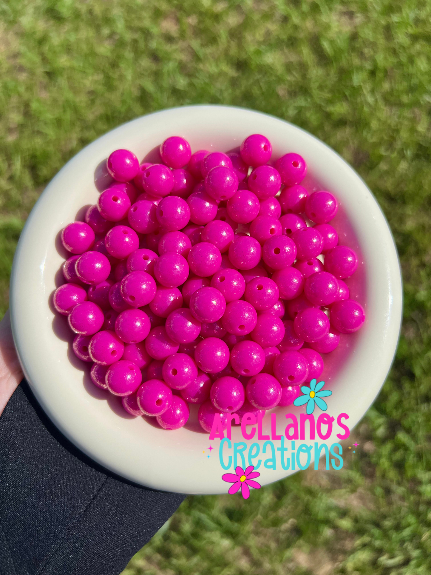 12mm opal silicone beads