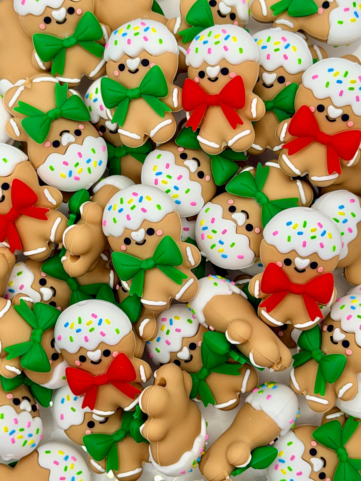 3D sprinkle gingerbread focal (1ct)