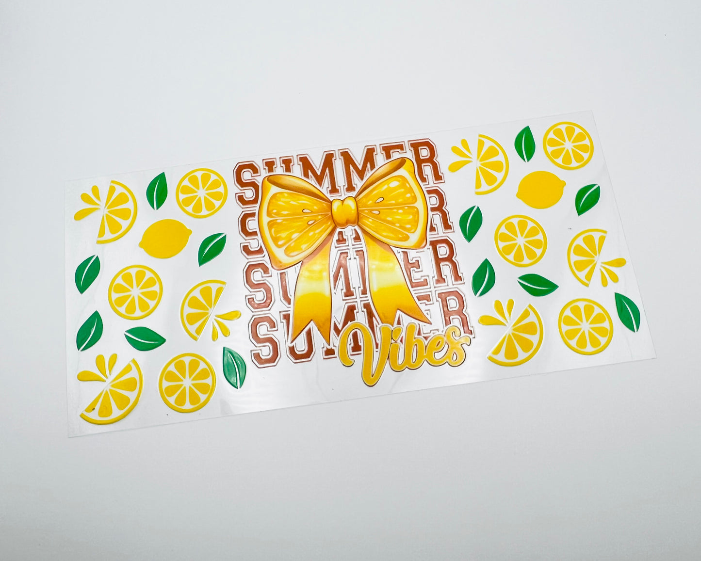 Summer time 16oz UV DTF wrap