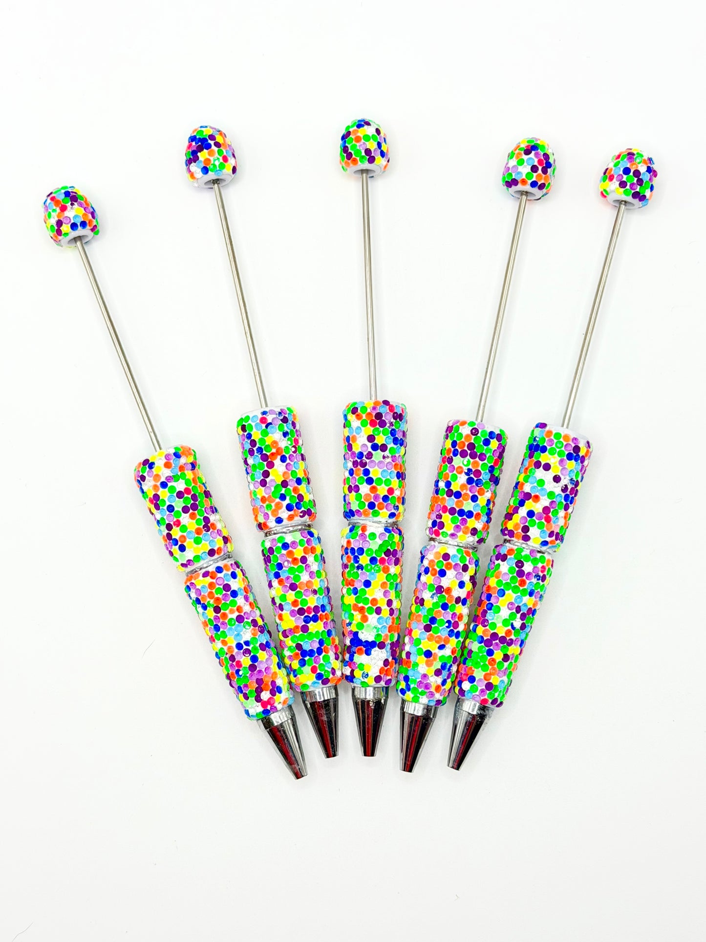 Neon Rainbow Super Blingy Rhinestone Pen (1ct)