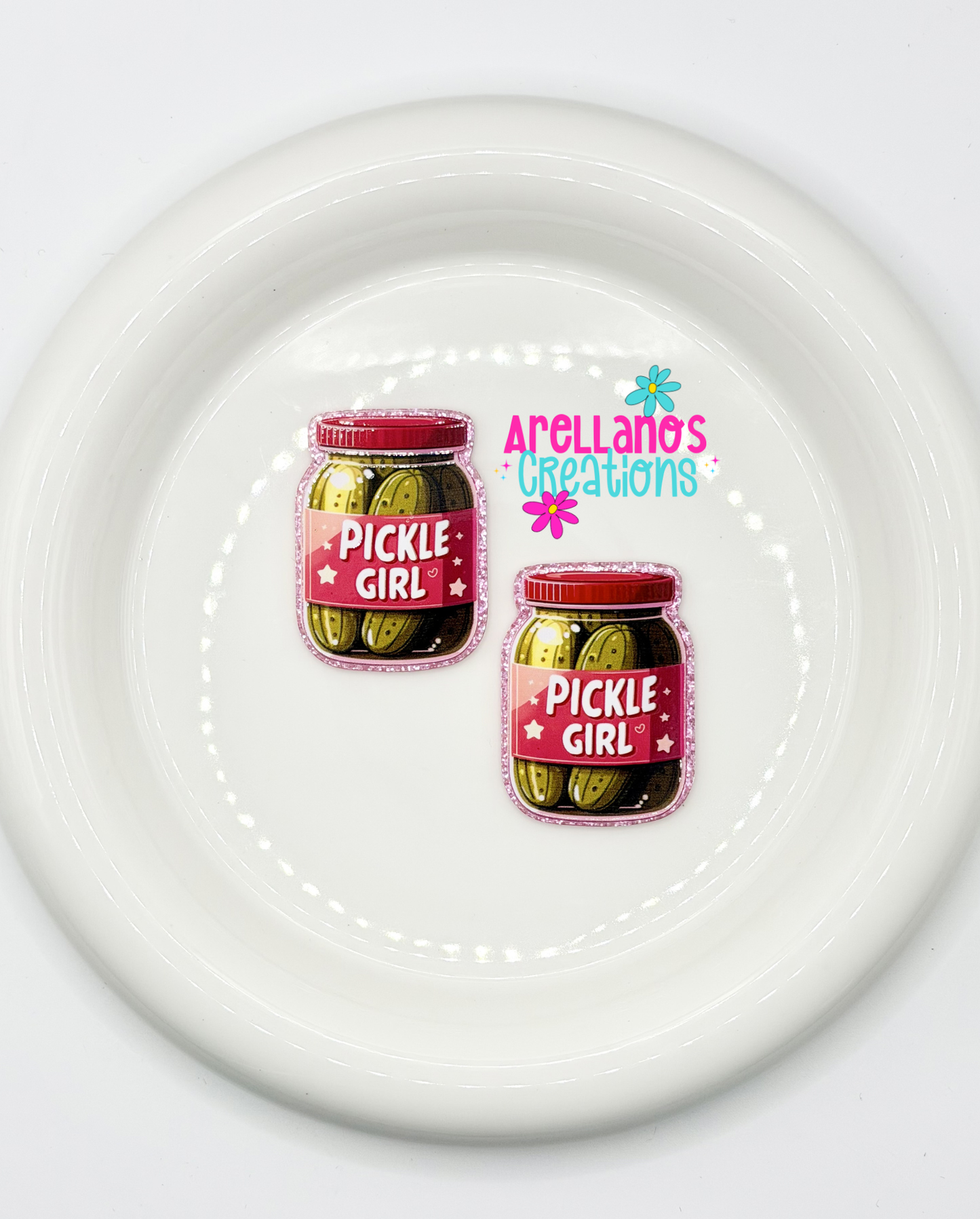 #63 Pickle Girl - Acrylic Flatback