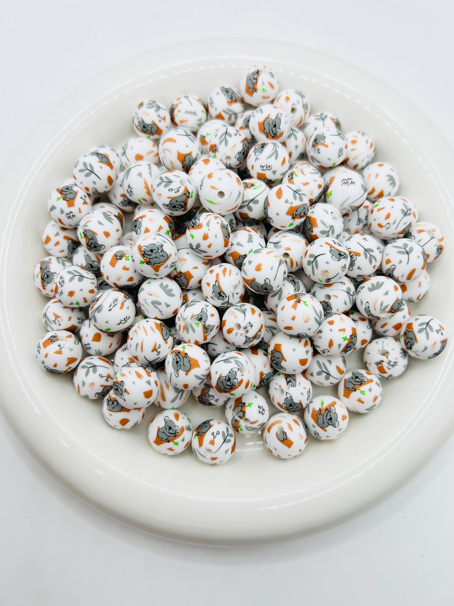 15mm koala era silicone beads