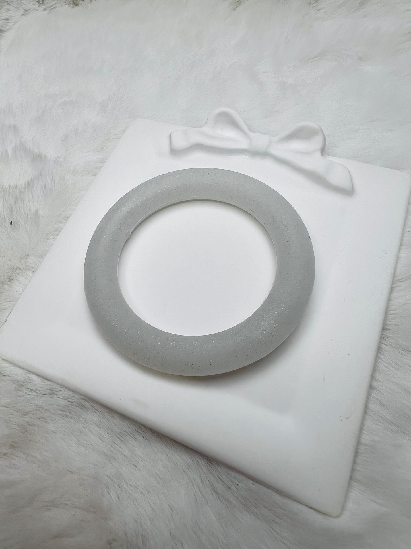 Glitter 65mm silicone rings (7 colors)