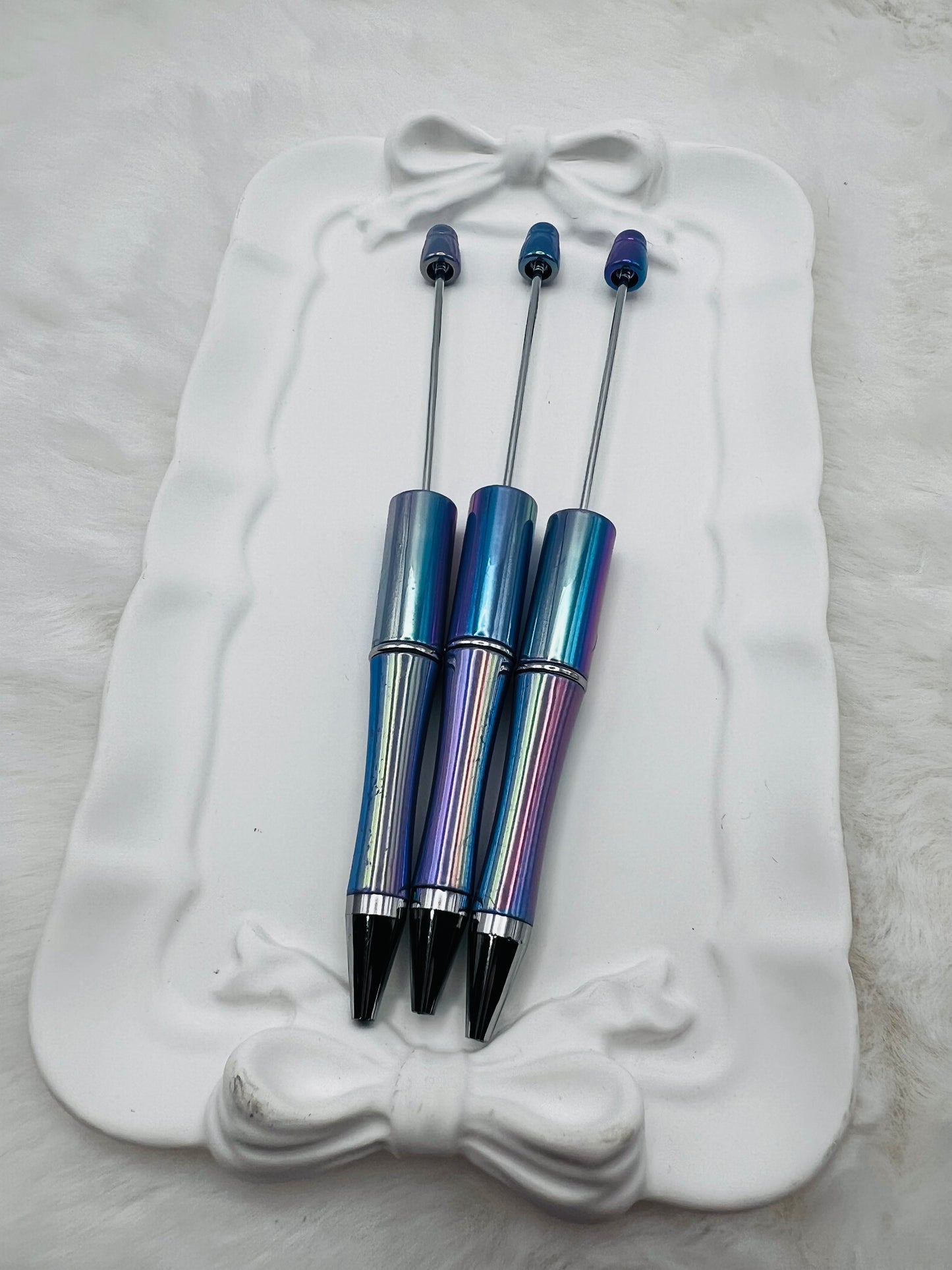 Lavender opal beadable pen
