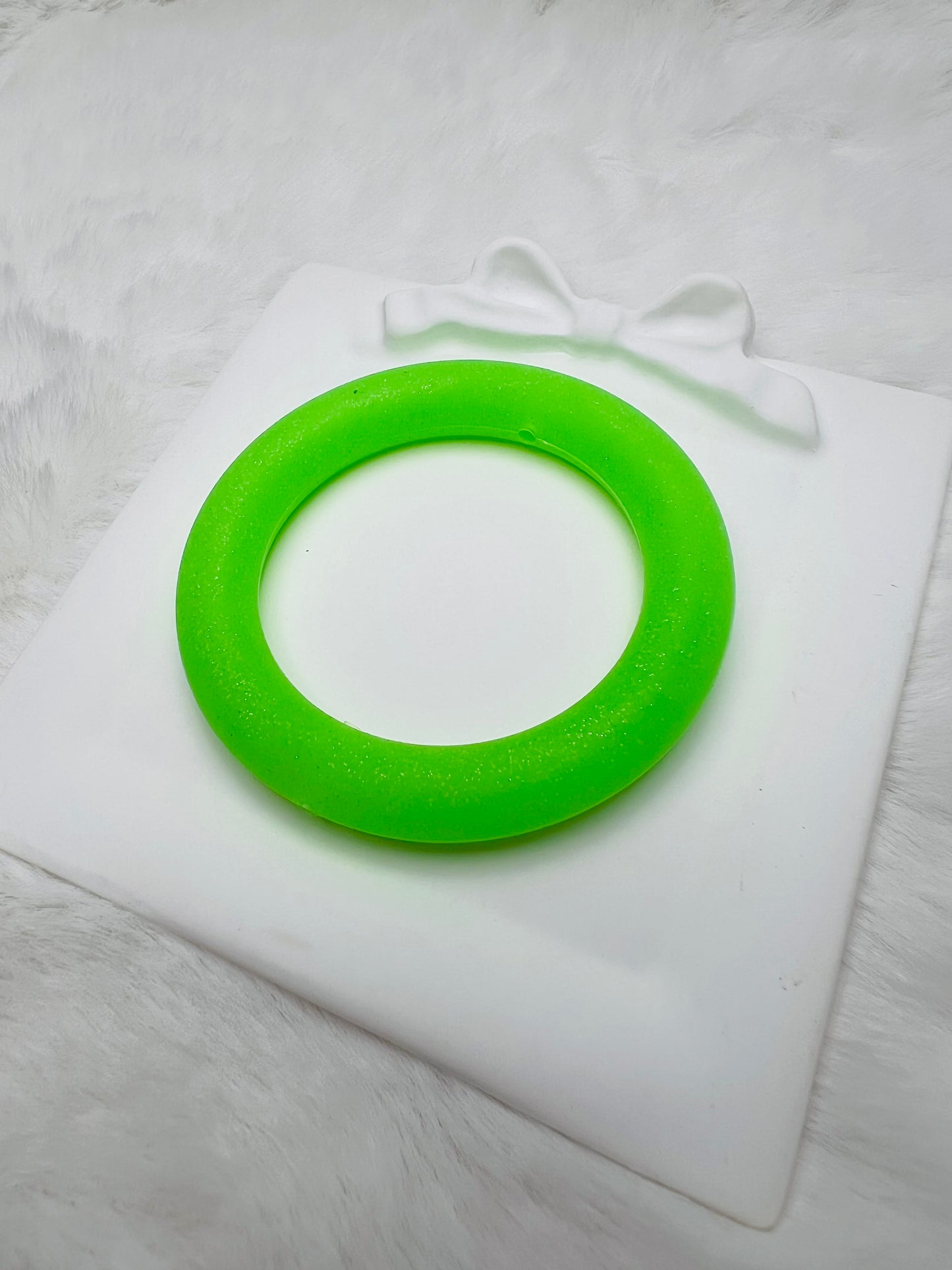 Glitter 65mm silicone rings (7 colors)