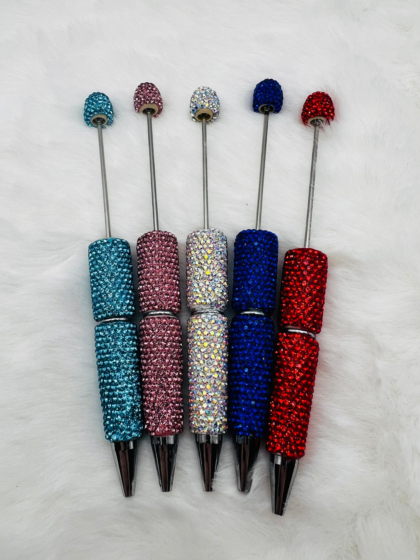 Super blingy beadable pens (6 different colors)