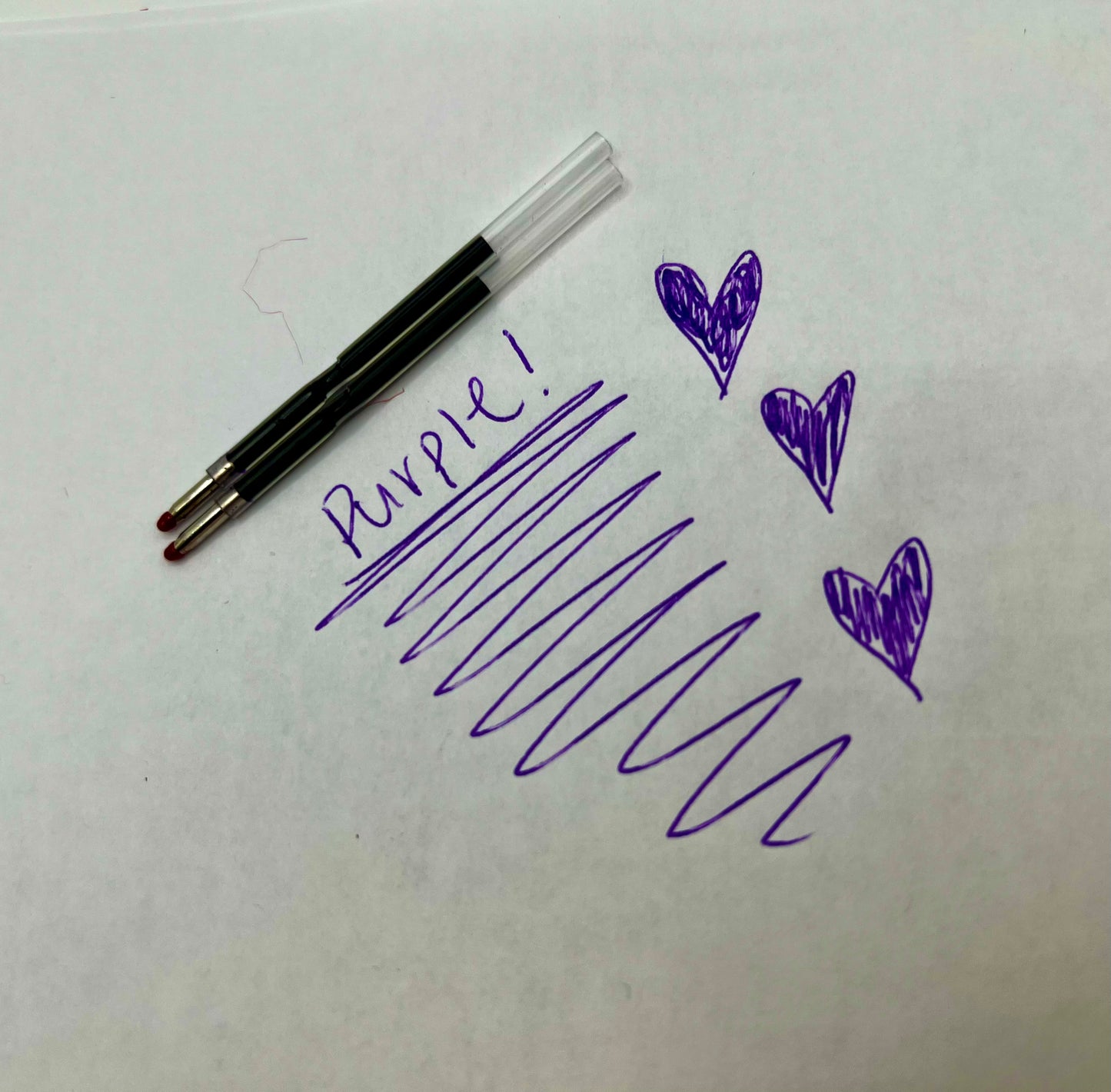 Purple ink refills (pack of 10)