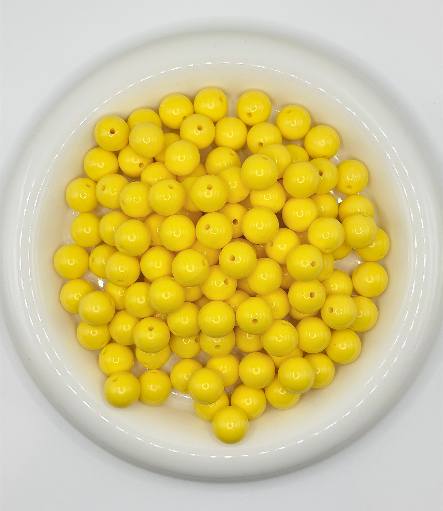 SL-106 15mm bright yellow liquid silicone beads