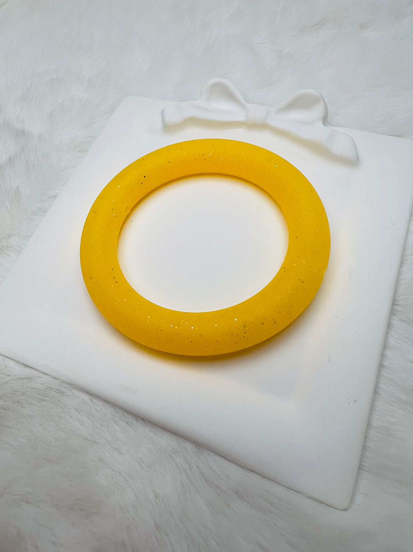 Glitter 65mm silicone rings (7 colors)