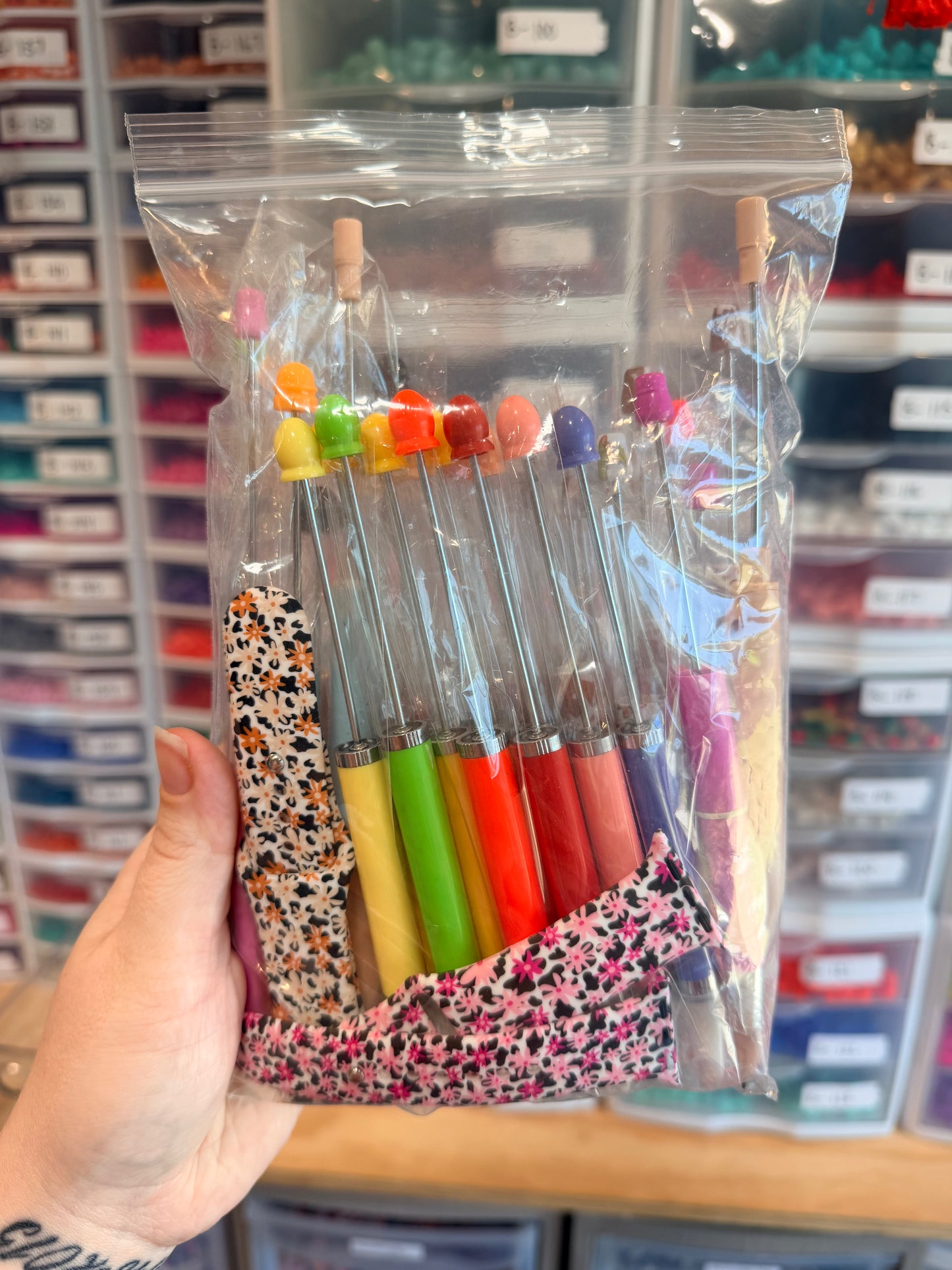 DESTASH - Full bag of beadable pen sorta + Apple Watch Bands