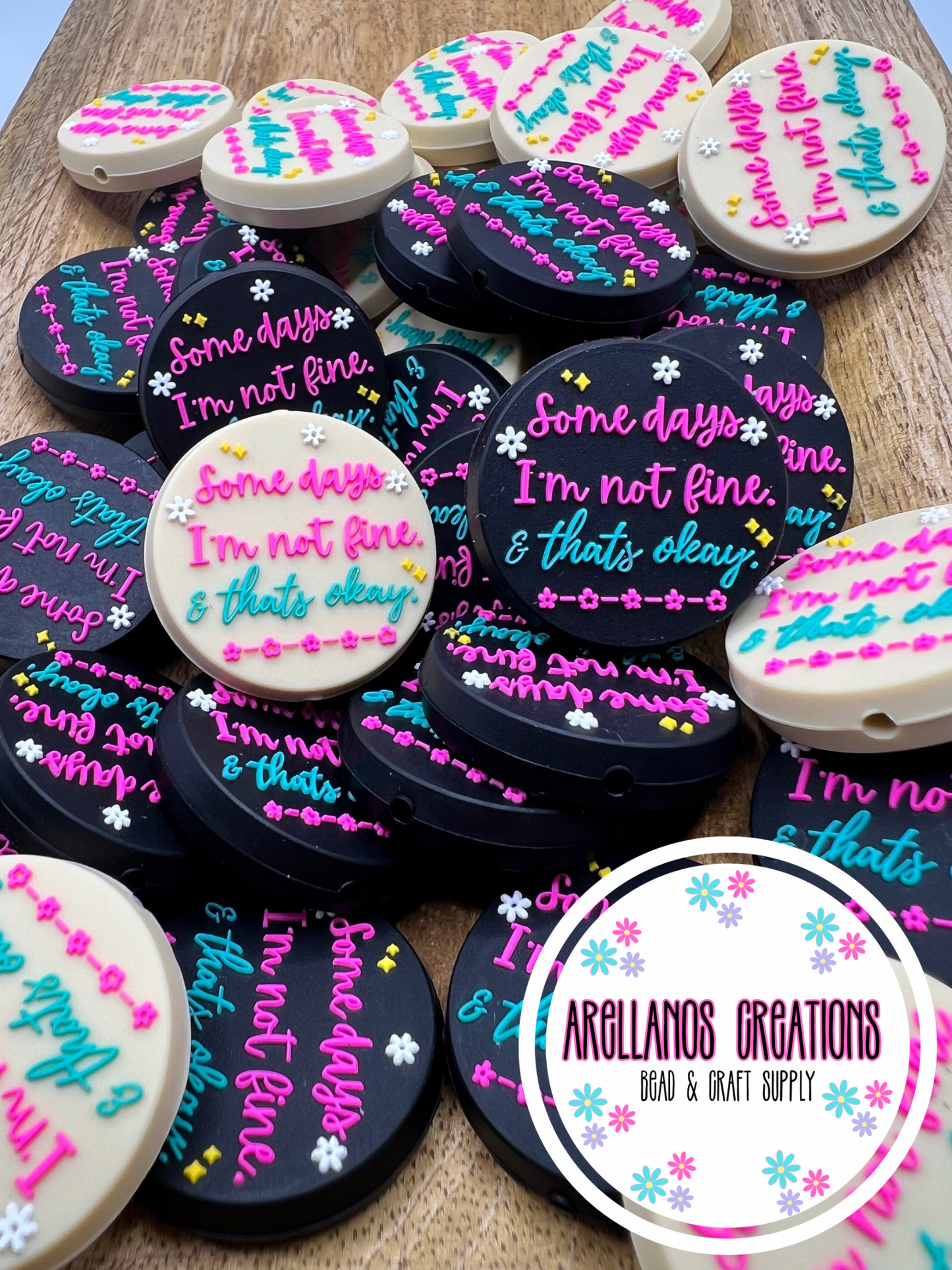 Some days im not fine & that's okay EXCLUSIVE (Black or Tan)