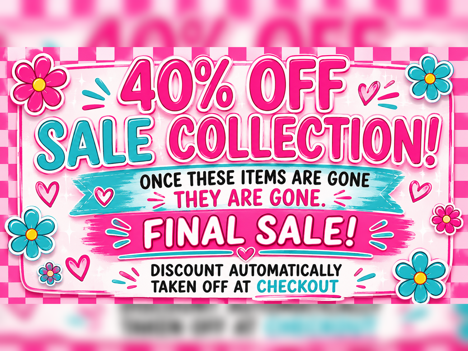 40% OFF SALE