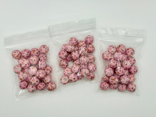 Groovy vibes 25ct 15mm silicone beads
