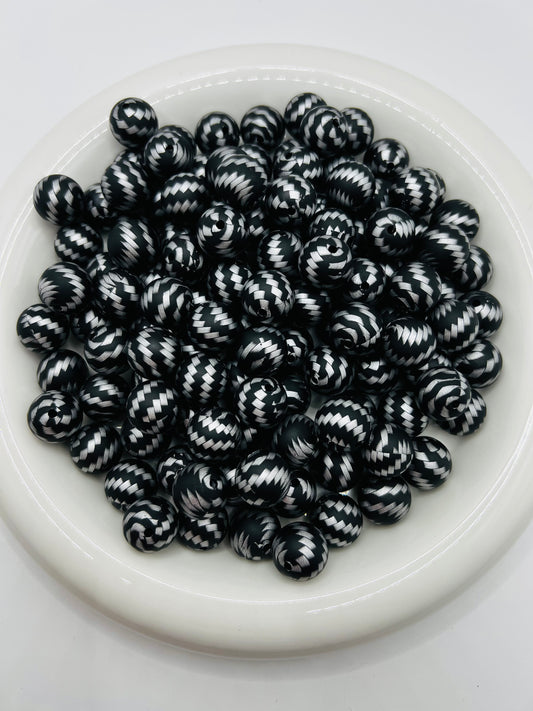 15mm chrome haze silicone beads