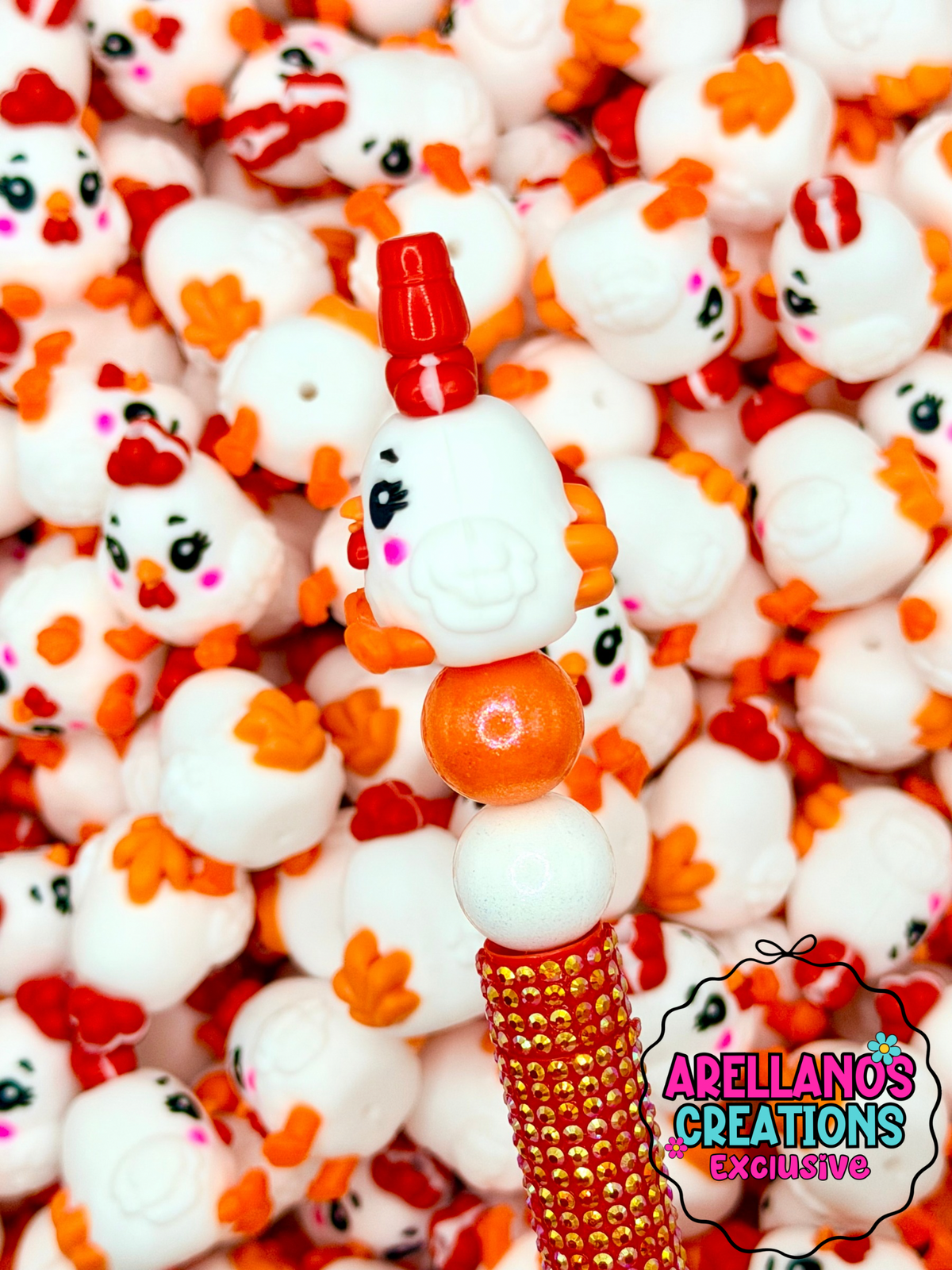 3D Celly the Chicken EXCLUSIVE Focal (1ct) W/ Dangling Legs