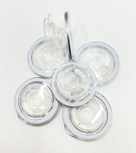 MagSafe pop sockets (clear heart shape)