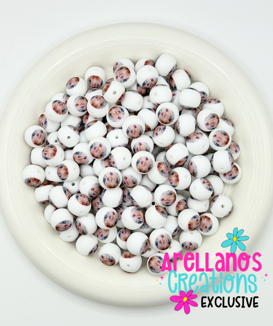 SP-217 Jesus & Mary Silicone Beads EXCLUSIVE (1PC)