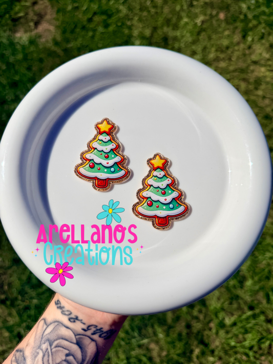 AF-52 Christmas tree acrylic flatback