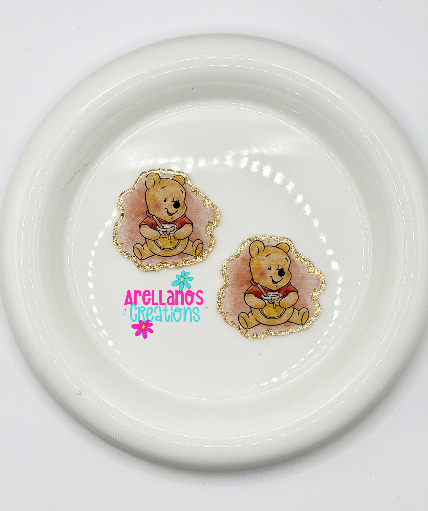 #69 Honey bear - acrylic flatback