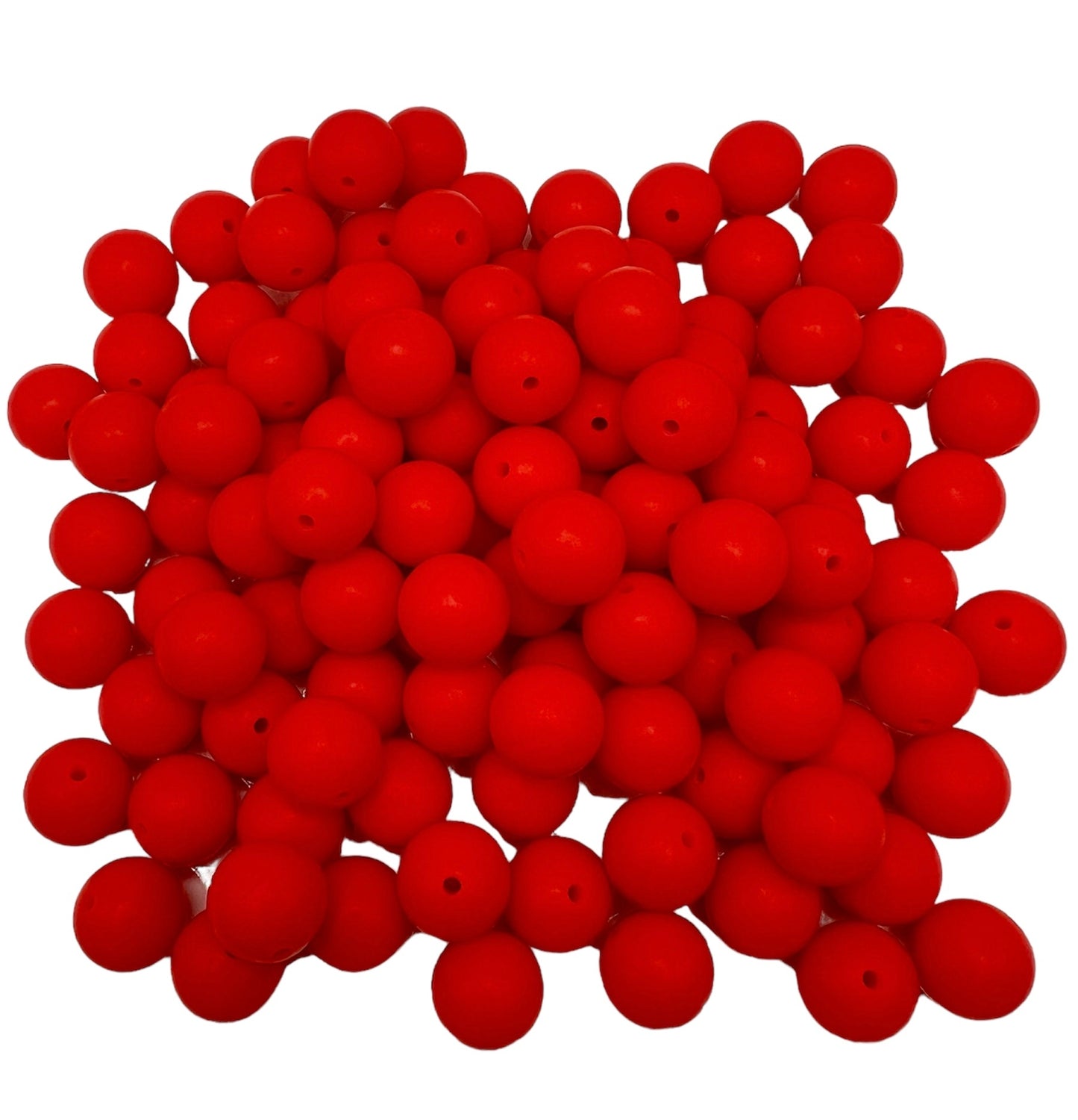 Cherry Red 15mm Solid Silicone