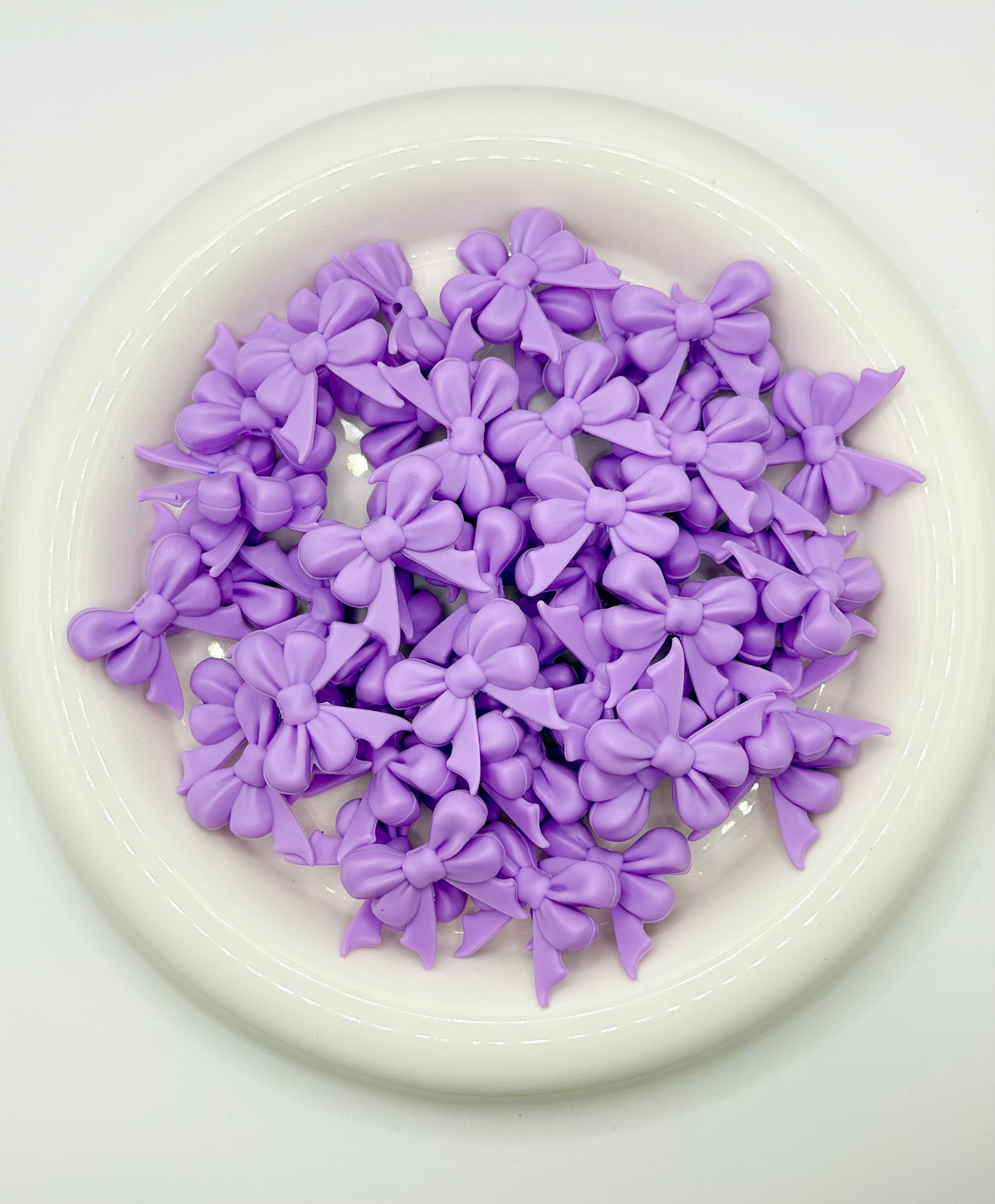 3D Lavender Ribbon Bow W/ Tail Focal EXCLUSIVE