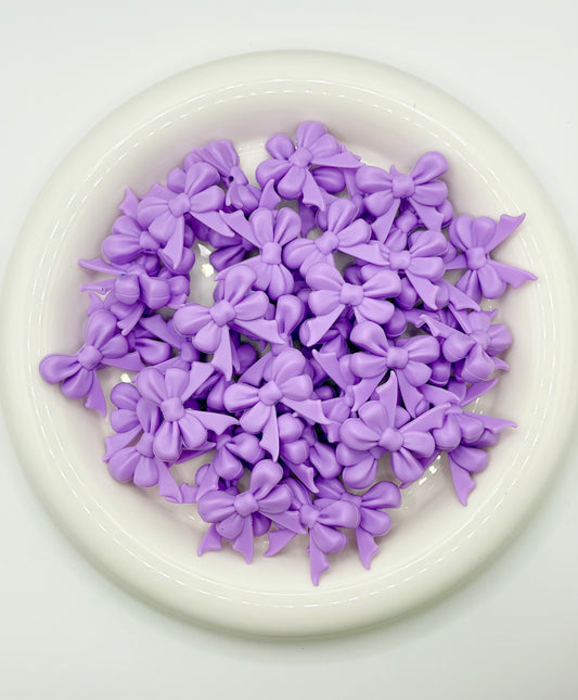 3D Lavender Ribbon Bow W/ Tail Focal EXCLUSIVE