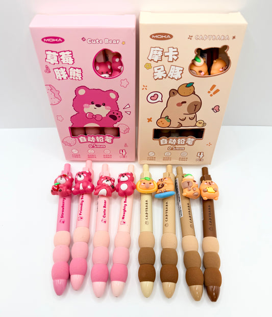 Character Pen Boxes (4pcs per box)