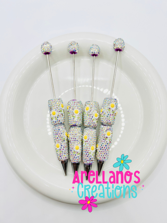 Sunflower - super blingy rhinestone pen